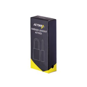 Candado Activex A05 Cuerpo Aluminio Naranjo