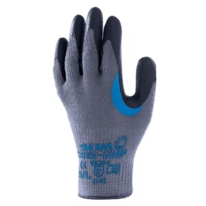 Guante Algodon/Latex Showa 330 Ref.Gris/Neg/Azu