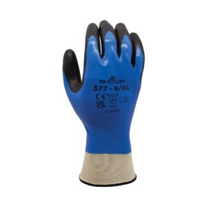 Guante Showa 377 Algodon/Nitrilo Dorso Cubierto